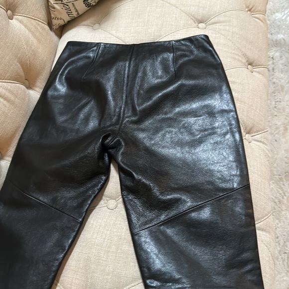 Wilsons Leather Pelle Studio Women's Bootcut Leather Pants in Black Size US 6. - Picture 5 of 13